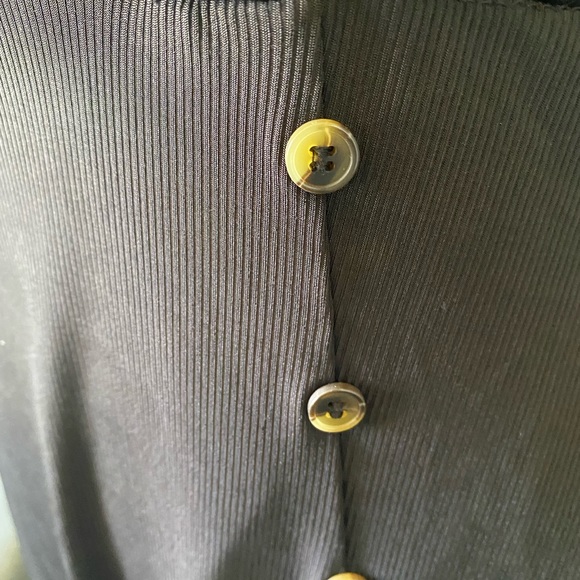 NWOT knee high slit black dress - Picture 4 of 6